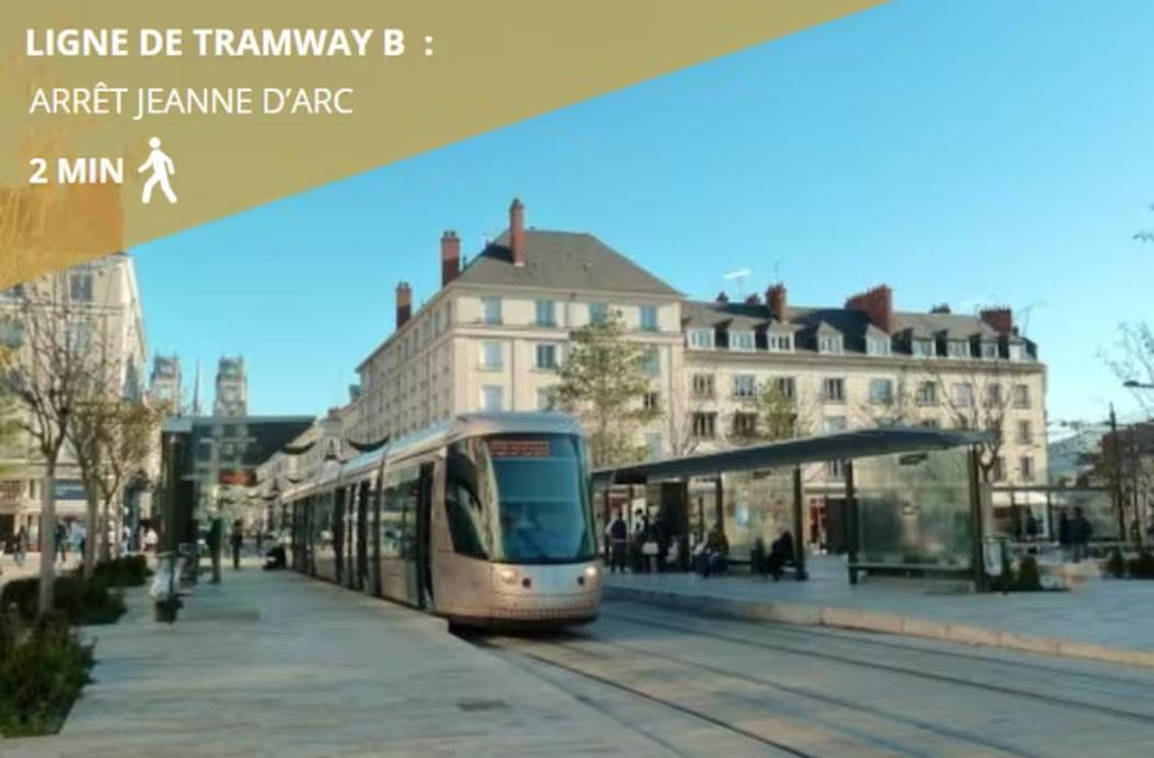 Charmant Studio Vue Cathedrale Quartier Historique Apartment Orleans Bagian luar foto