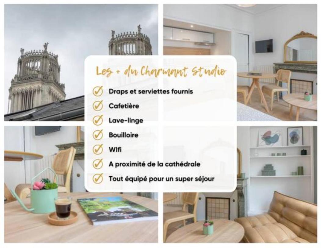 Charmant Studio Vue Cathedrale Quartier Historique Apartment Orleans Bagian luar foto